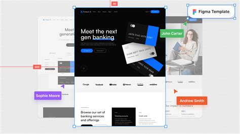 Fintech X Fintech Figma Template Free Figma Resource Figma Elements