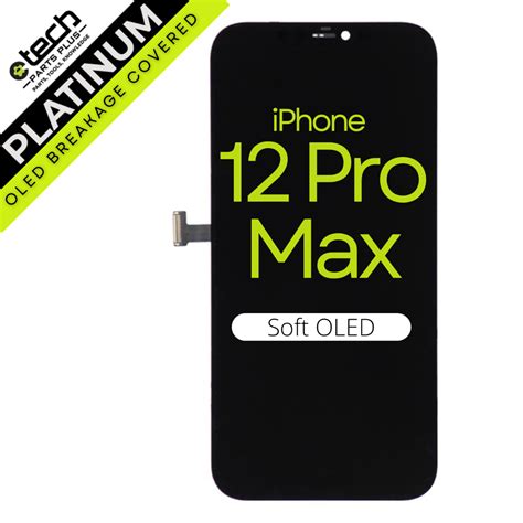 Platinum Soft Oled Screen Assembly For Use With Iphone Pro Max