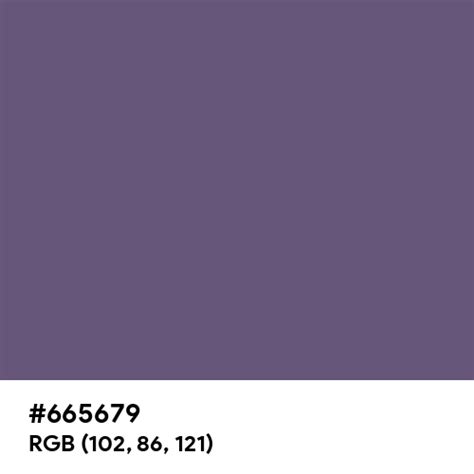 Dark Pastel Purple Color Hex Code Is 665679