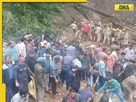 Himachal Pradesh Rains Cloudburst Death Toll Touches 22 Nine Killed