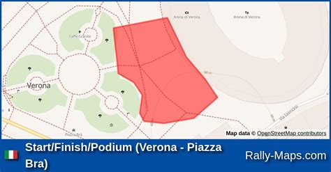 Mapa Harmonogram Profil Elewacji Start Meta Podium Verona Piazza