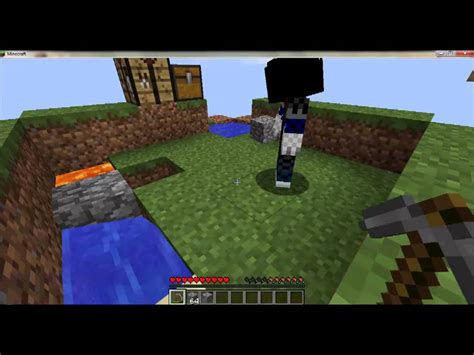 Skyblock Survival Bölüm 2 CobbleStone Makinesi YouTube