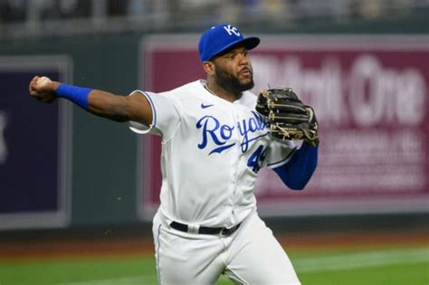 Kansas City Royals Second Baseman Hanser Editorial Stock Photo Stock