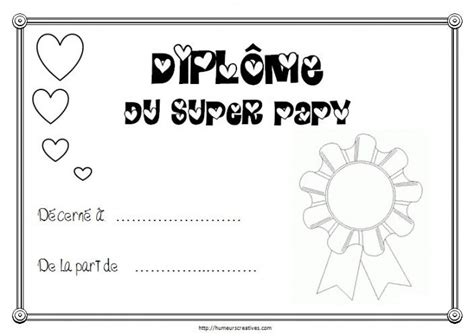 Diplômes à Imprimer Humeurs Créatives Printable Coloring Pages