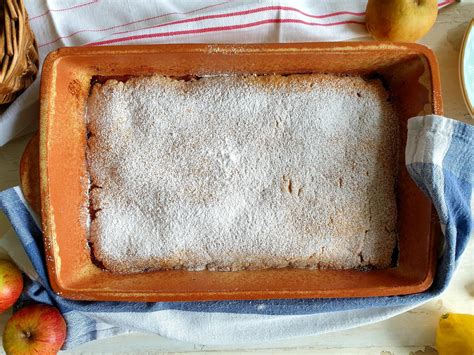 Rustic Apple Pie Squares Istrian Recipe — Beans And Sardines