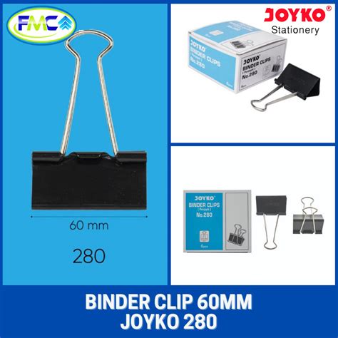 Penjepit Kertas Binder Clip No 105 107 111 155 200 260 280 Ukuran Besar Sedang Kecil Jepitan