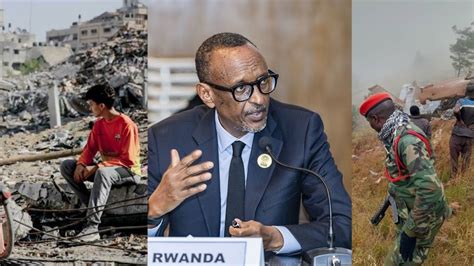 KAGAME YASABYE AMAHORO ATABARIZA ABO MURI GAZA URUJIJO KU NDEGE YA VISI