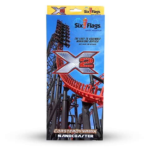 X2 Six Flags Magic Mountain Nano coaster | Collectible Ride Model – Six Flags Merch Store