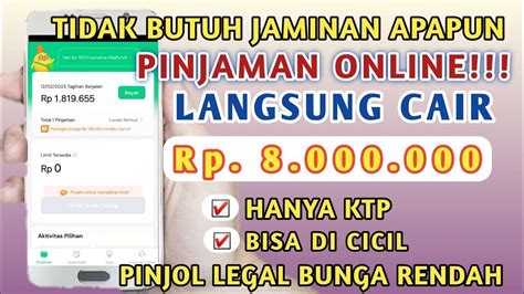 Pinjaman Online Legal Limit Besar Tenor Panjang Ll Pinjol Gampang