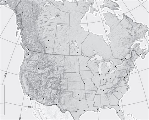 Geog Map Quiz North America Map Part I Diagram Quizlet