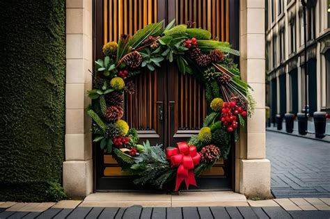 Premium Photo | Christmas wreaths for the home