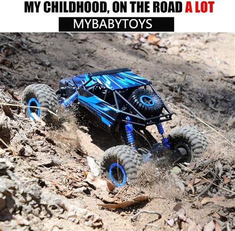 Camión monstruo de 2 4Ghz 4WD todo terreno RC Rock Crawler con 2