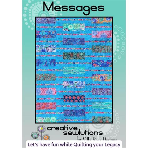 Digital Messages Quilt Pattern Villa Rosa Designs Norton House Quilting