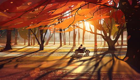 Autumn - Countryside on Behance