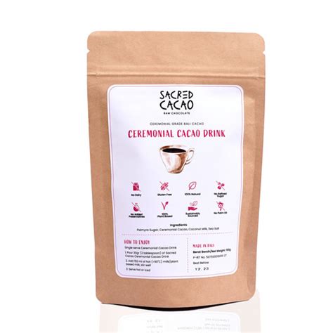 Promo Minuman Chocolate Coklat Sacred Cacao Bali Raw Cacao Drink Kab