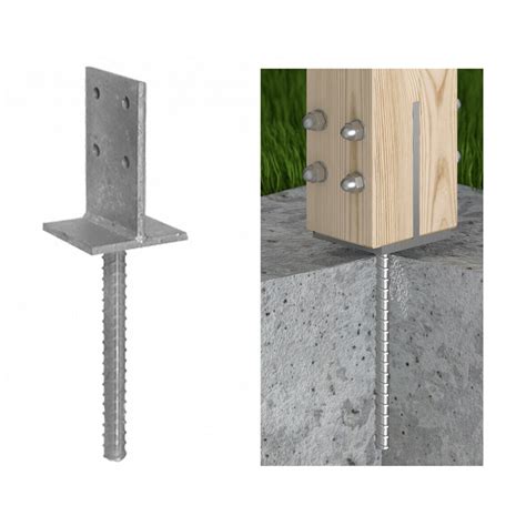 Concrete In U Shape Pergola Post Support – 40mm Depth – TG Supplies ...