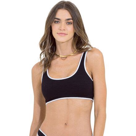 Maaji Black Tulip Kiss Sporty Bralette Bikini Top Women S Women