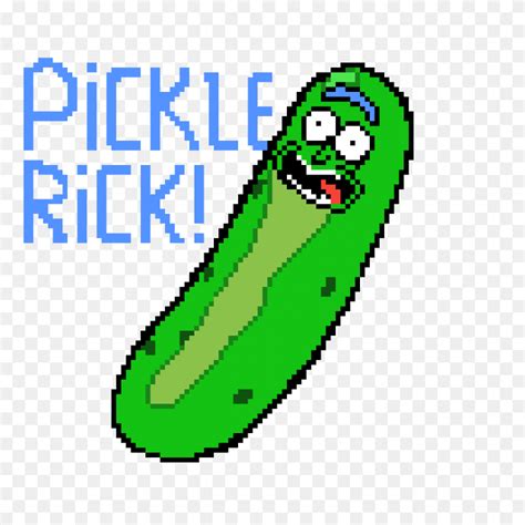 Pixilart Pickle Rick Png Flyclipart