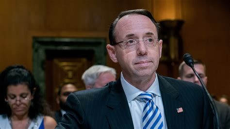 Deputy Attorney General Rod Rosenstein Says He Wont Fire Special