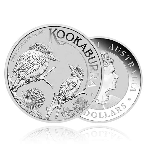 Kg Silver Coin Kookaburra Perth Mint Ainslie Bullion