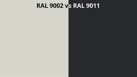 Ral 9002 Vs 9011 Ral Colour Chart Uk