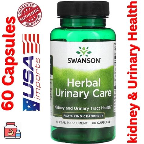 Swanson Herbal Urinary Care 60 Capsules Exp2026 Shopee Philippines