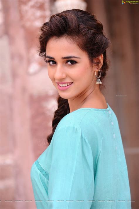 Only Actress 143 Disha Patani Cute Blue Dress At Loafer Movie