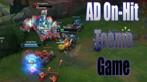 Ad On Hit Teemo Vs Gnar [full Match] Youtube