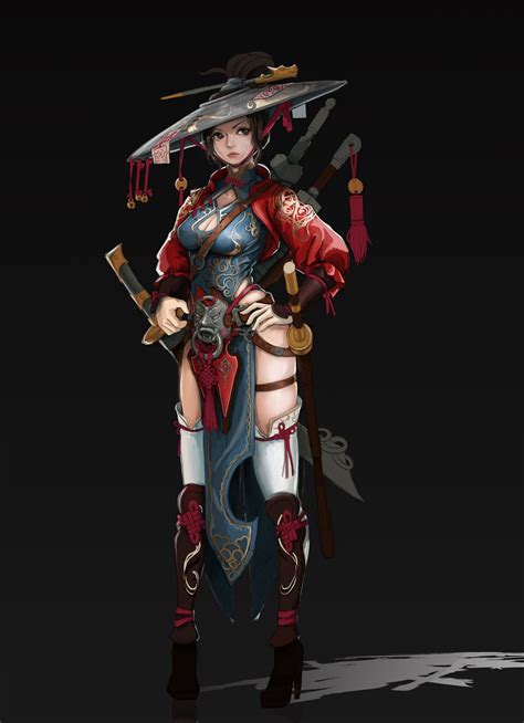 Pin By Rob On Rpg Female Character 20 Female Samurai Samurai Art