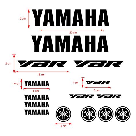 Calcomanias Yamaha Ybr Incluye Piezas Mextikers