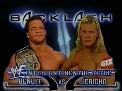 Chris Benoit Vs Chris Jericho Backlash 2000 Rwwematchgraphics