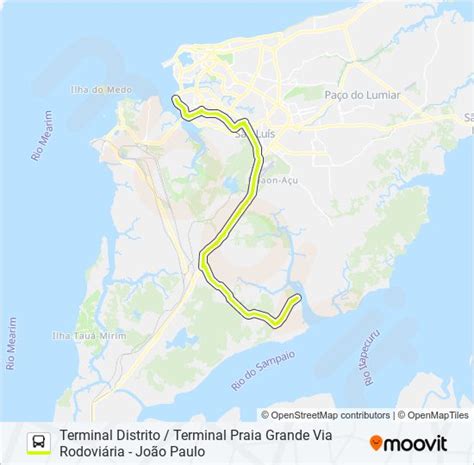 Rota da linha t034 quebra pote joão paulo horários paradas e mapas