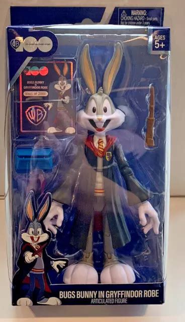 WB 100 Bugs Bunny In Gryffindor Robe Articulated Figure 661 Of