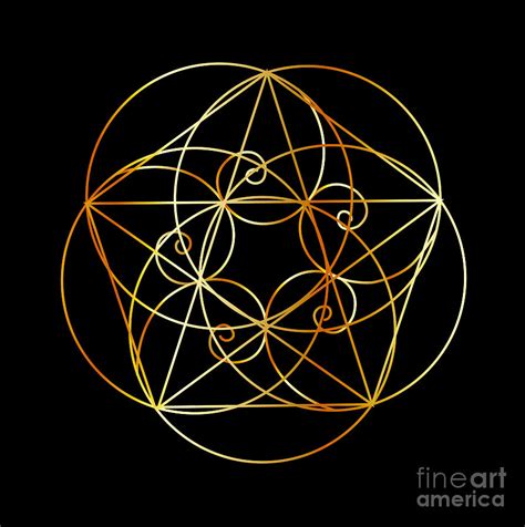 Fibonacci Sequence Sacred Geometry Art