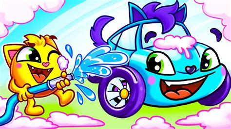 Lets Wash The Baby Car 🚗🚙🚌 Kids Songs And Nursery Rhymes By Baby Cars