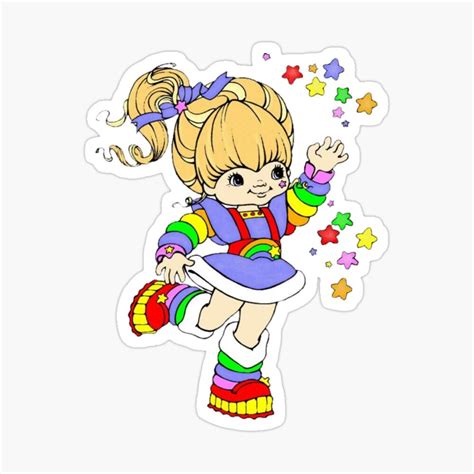 Rainbow Brite Sticker By Batrenaeg Rainbow Brite Rainbow Stickers