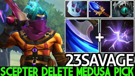 Savage Anti Mage Imba Scepter Delete Medusa Pick Close Game Dota