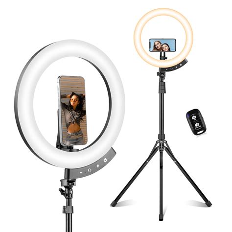 Sensyne Newest 12 Ring Light With 62 Tripod Stand LED Selfie Circle