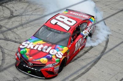 Kyle Busch No Skittles Toyota Camry Race Recap For The Food City