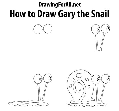 Formidable Tips About How To Draw Gary The Snail - Battlecommunity