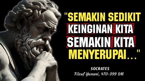 7 Menit Yang Akan Membuat Kamu Memahami Kehidupan Kata Bijak Socrates Youtube