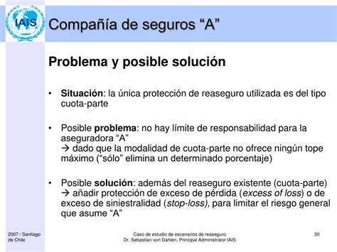 PPT Caso De Estudio De Escenarios De Reaseguro PowerPoint