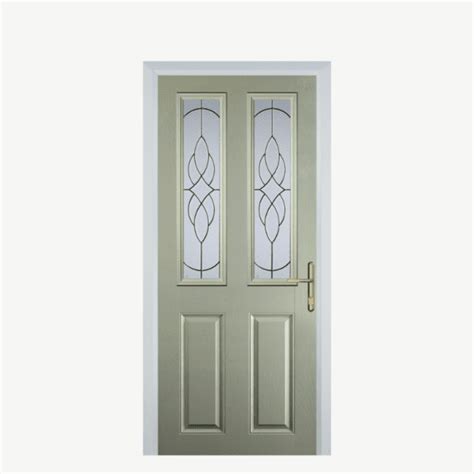 Door C Panel Square Pebble Grey Zinc Art Elegance