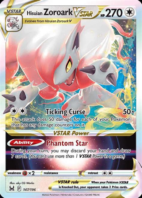 Deck Zoroark De Hisui Vstar Lost Origen Pokemon Tcg Pokemoncard