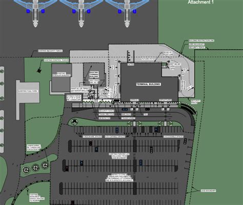 Airport terminal site plan – BizWest