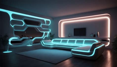 Premium Photo | Neon lights for living rooms or the bedroom