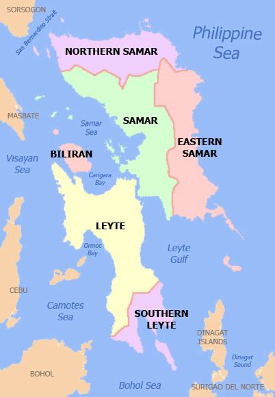 Visayas Region Viii Eastern Visayas Philippine Tourism And Statistics