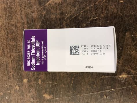 Buy Sodium Thiosulfate Injection Usp Sodium Thiosulfate Ml