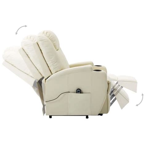 Rho Fauteuils Lectriques Fauteuil Inclinable De Massage Blanc