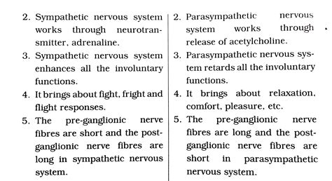 Sympathetic And Parasympathetic Nervous System Similarities - Captions ...